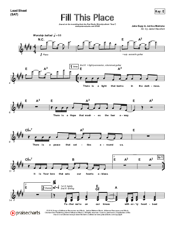 Fill This Place Lead (SAT) (Red Rocks Worship)