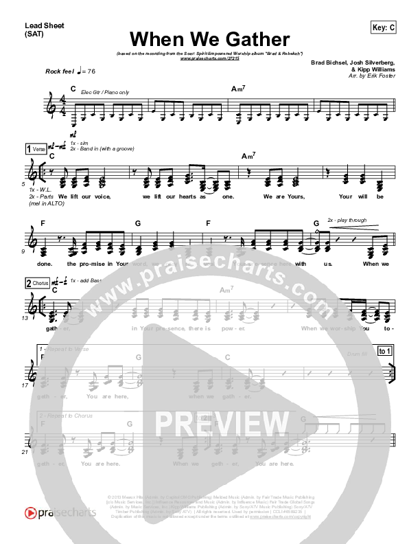 When We Gather Lead (SAT) (Brad & Rebekah)