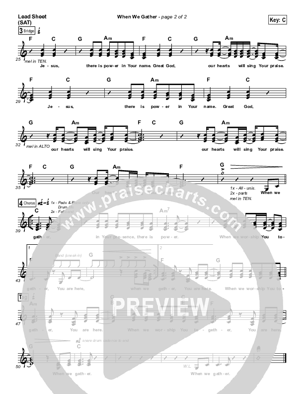 When We Gather Lead (SAT) (Brad & Rebekah)