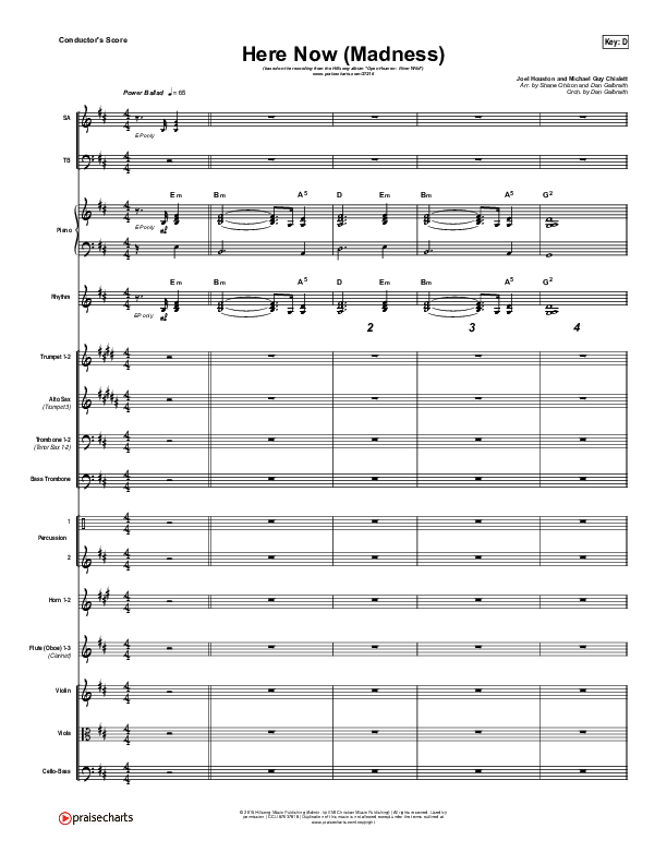 Here Now (Madness) Orchestration (Hillsong Worship)