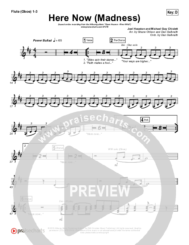 Here Now (Madness) Wind Pack (Hillsong Worship)