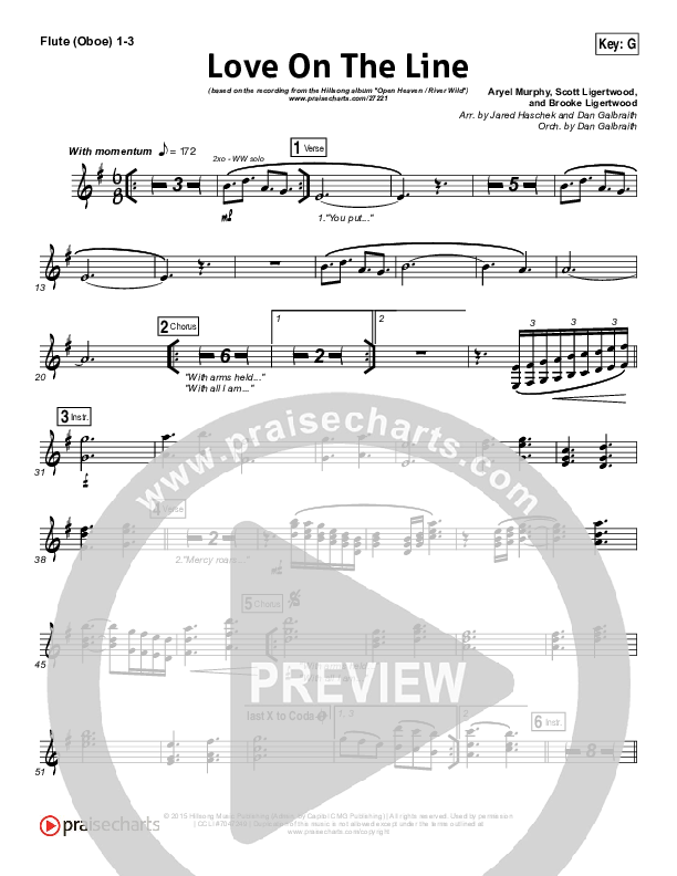 Love On The Line Wind Pack (Hillsong Worship)