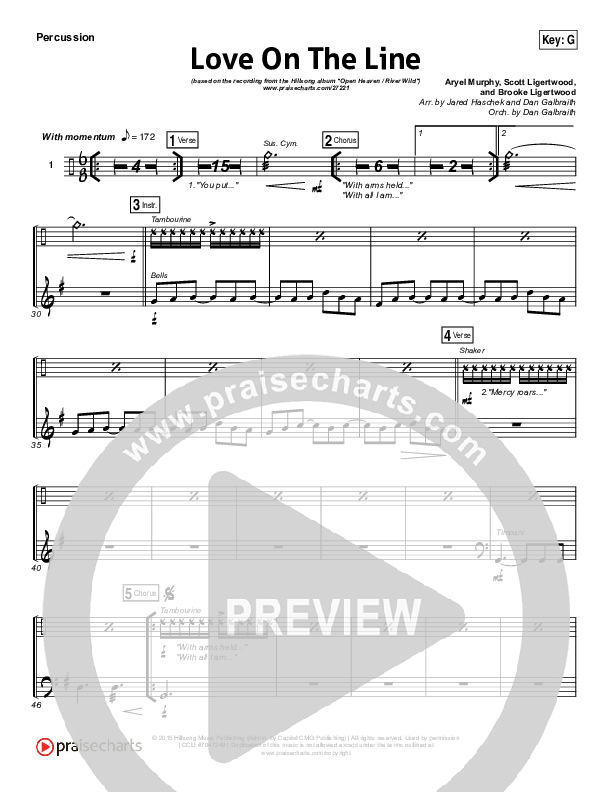 Love On The Line Percussion (Hillsong Worship)