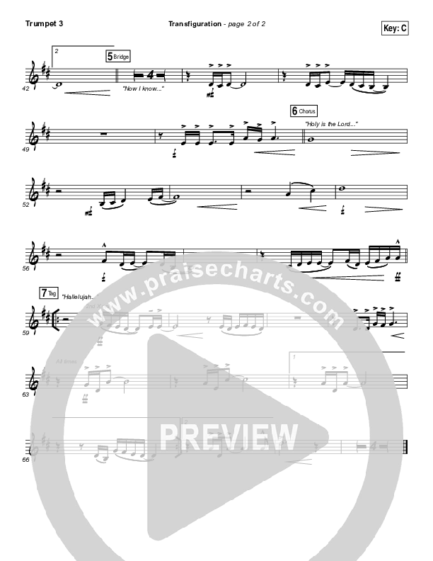 Transfiguration Trumpet 3 (Hillsong Worship)