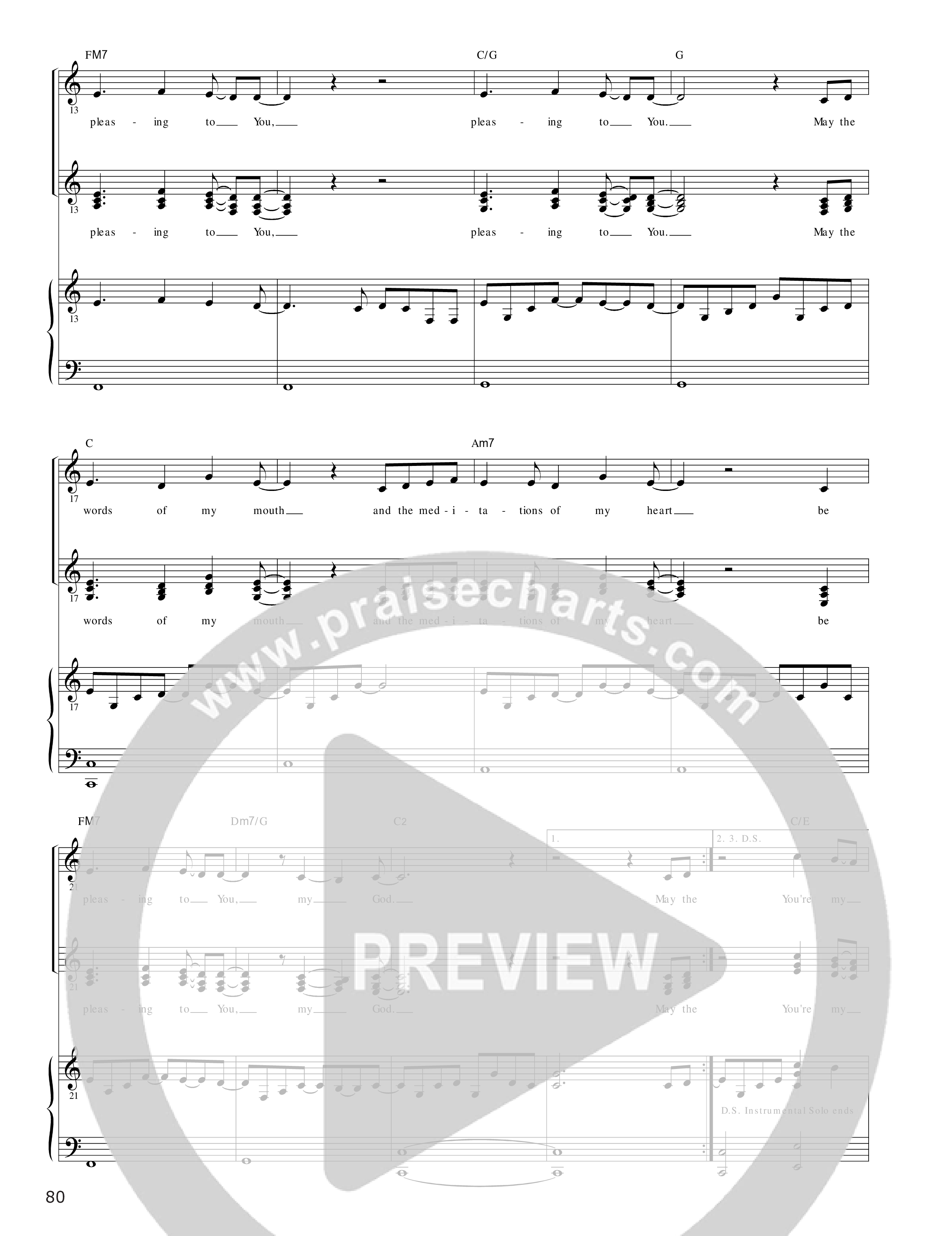 Jesus I Need You Piano/Vocal (SAT) (Hillsong Worship)