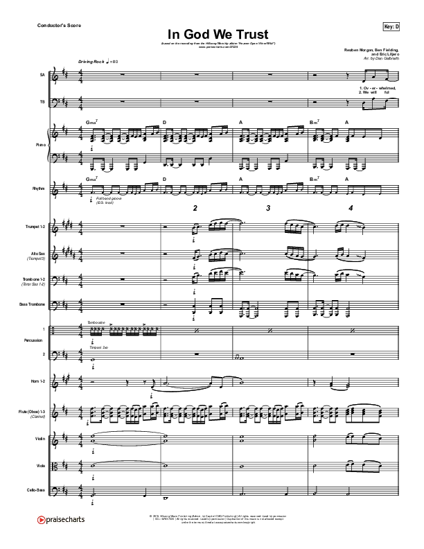In God We Trust Orchestration (Hillsong Worship)