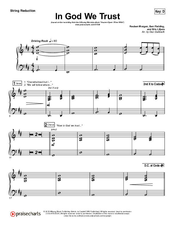 In God We Trust Synth Strings (Hillsong Worship)