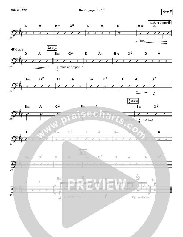 Soar Acoustic Guitar (Meredith Andrews)