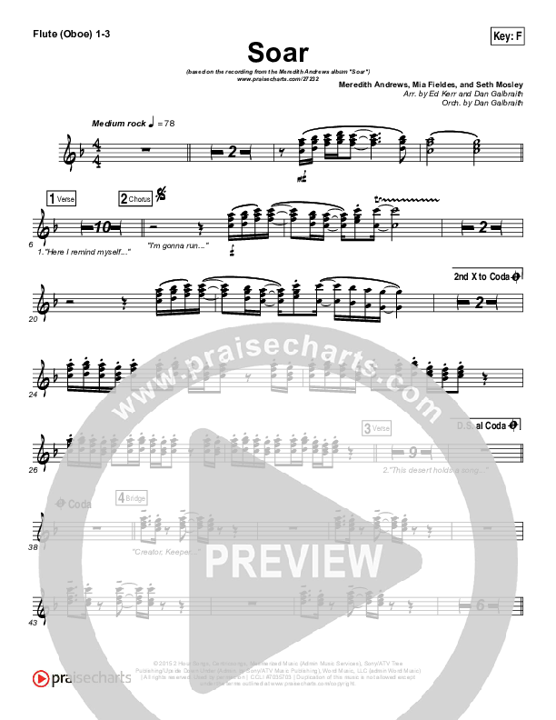 Soar Flute/Oboe 1/2/3 (Meredith Andrews)