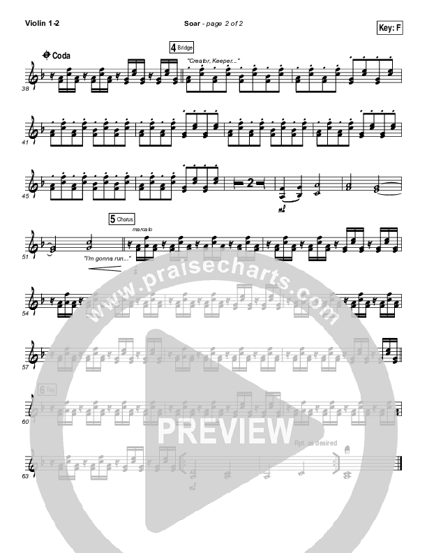 Soar Violin 1/2 (Meredith Andrews)