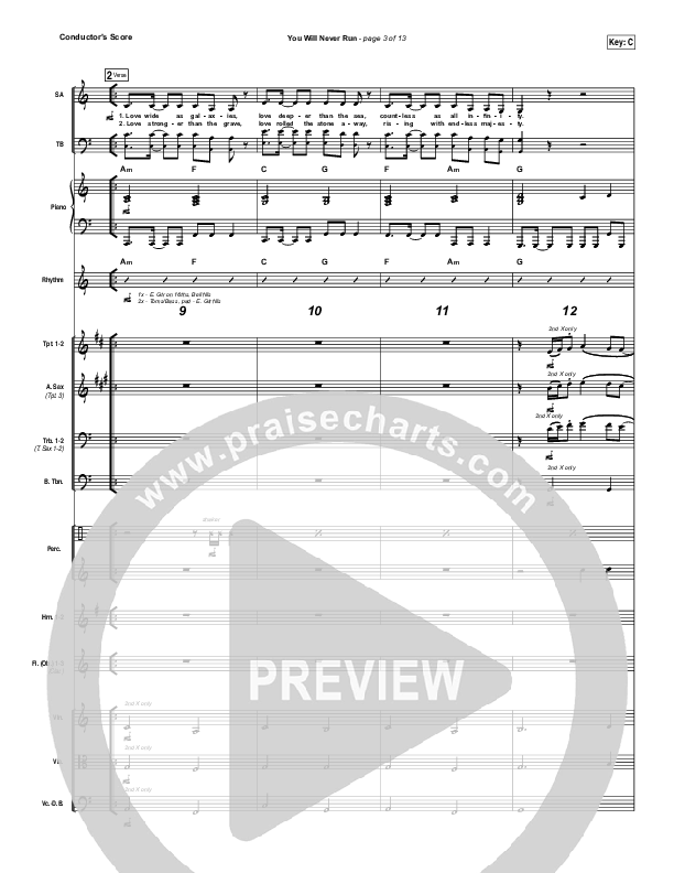 You Will Never Run Conductor's Score (Rend Collective)