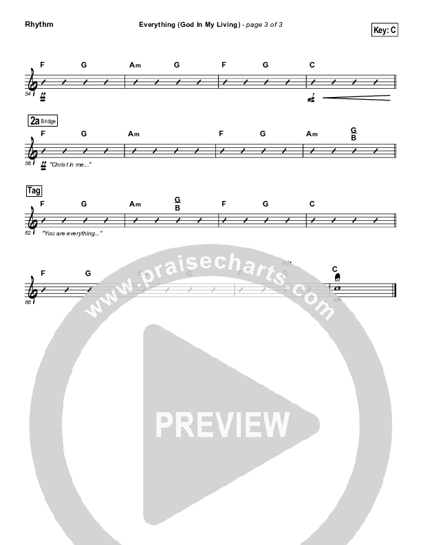 Everything Rhythm Chart (Tim Hughes)