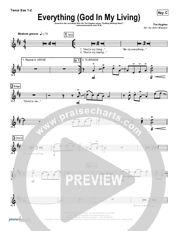 Everything Tenor Sax 1/2 (Tim Hughes)