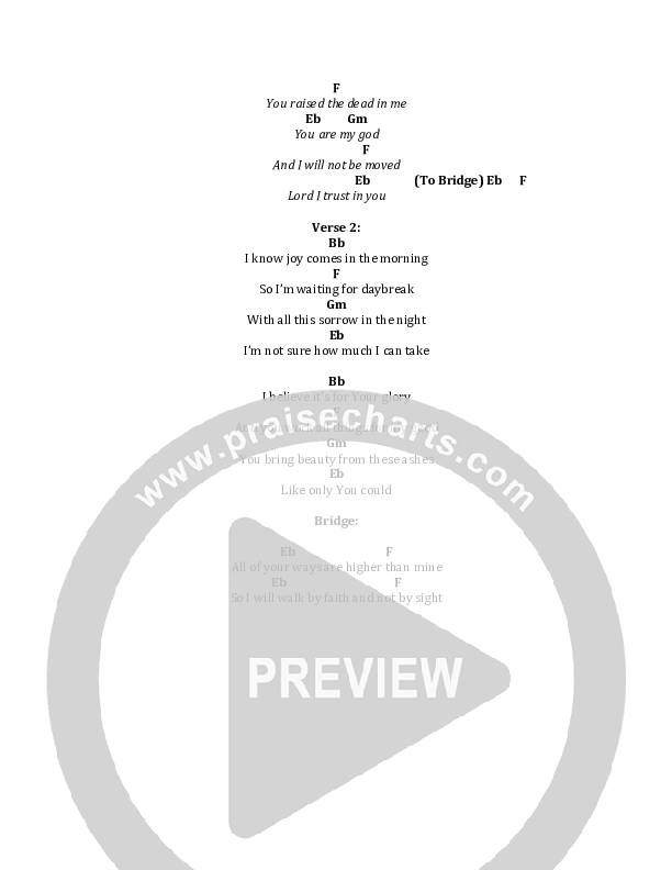 You Are My God Chords & Lyrics (Justin Teseniar)