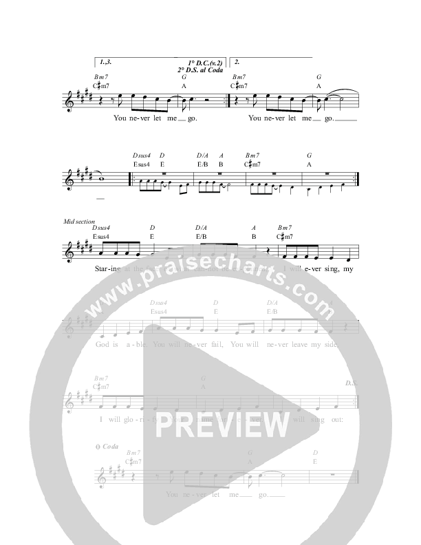 You Are Able Lead Sheet (Travis Ryan)