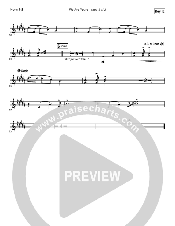 We Are Yours Brass Pack (I Am They)