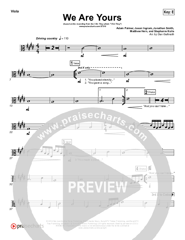 We Are Yours Viola (I Am They)