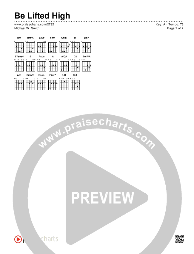 Be Lifted High Chords & Lyrics (Michael W. Smith)