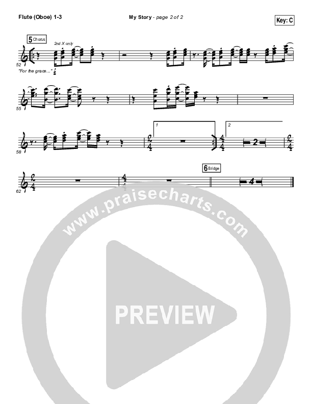 My Story Flute/Oboe 1/2/3 (Big Daddy Weave)