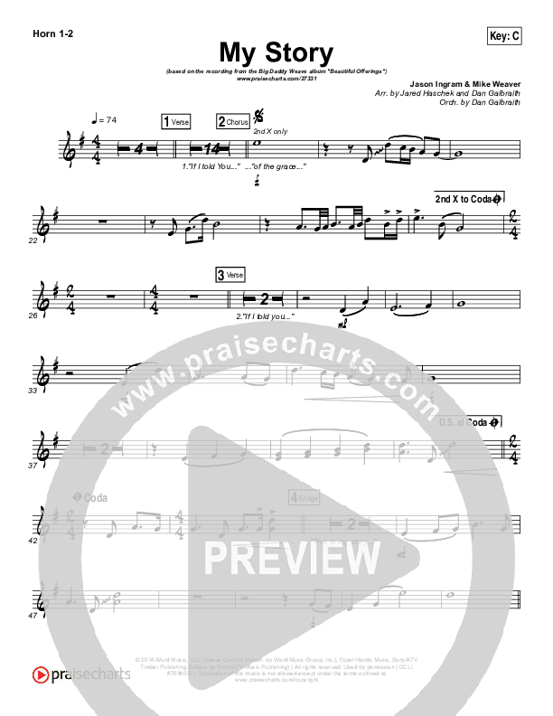 My Story Brass Pack (Big Daddy Weave)