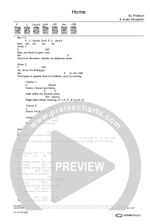 Home Chords & Lyrics (Planetshakers)