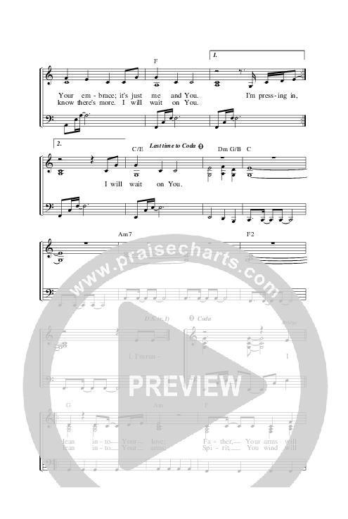 Stepping In Lead Sheet (SAT) (Planetshakers)