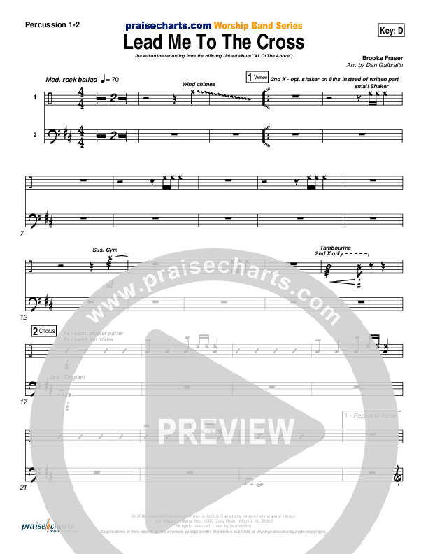 Lead Me To The Cross Percussion (Hillsong UNITED)