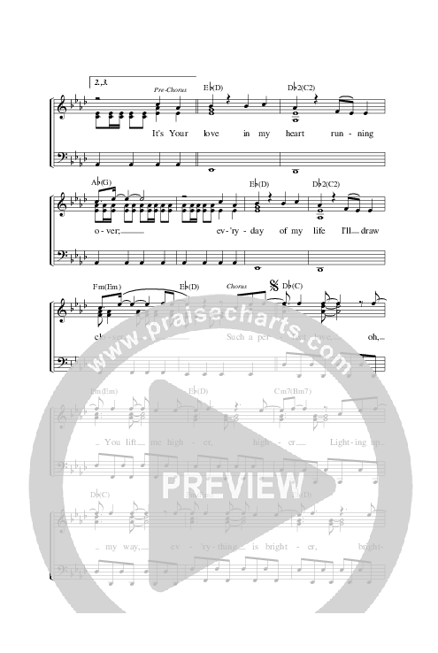 Perfect Love Lead & Piano (Planetshakers)