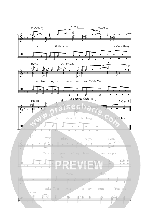 Perfect Love Lead Sheet (SAT) (Planetshakers)