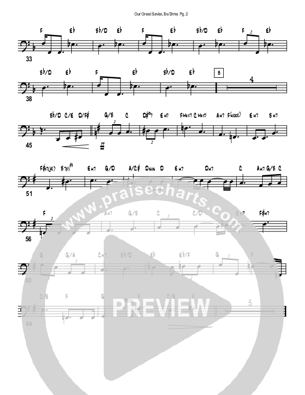 Our Great Savior (Instrumental) Drum Set (Good Jazz Series)