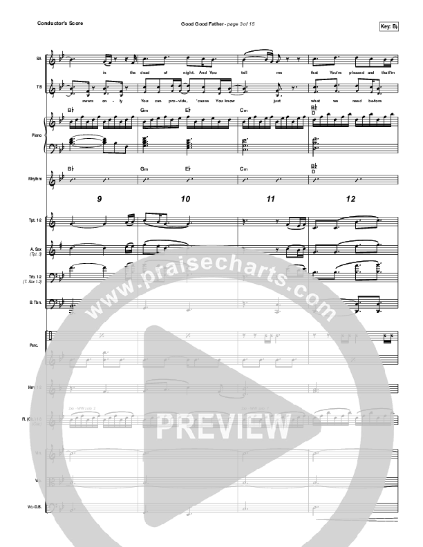 Good Good Father Conductor's Score (Zealand)