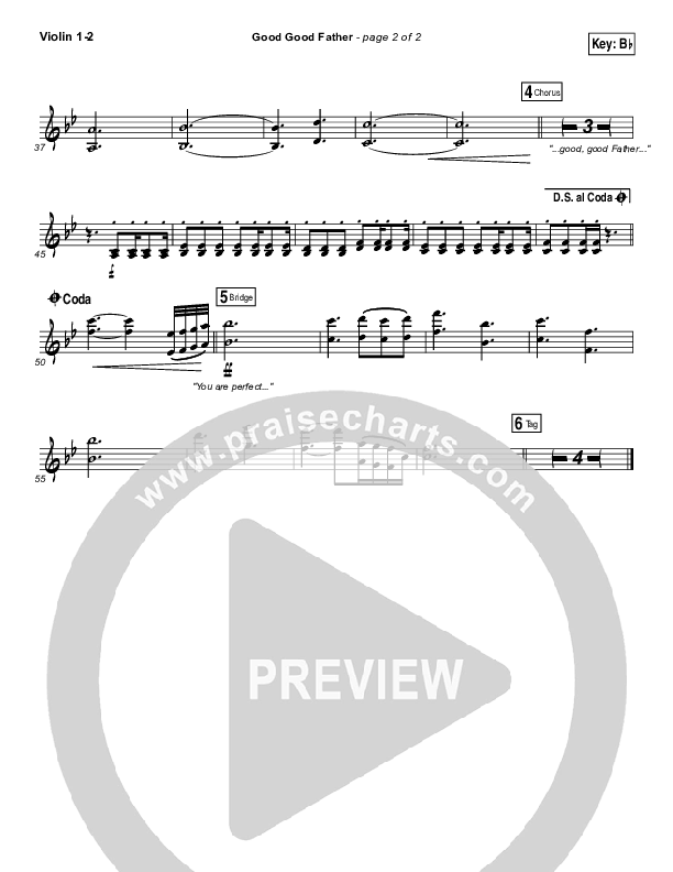 Good Good Father Violin 1/2 (Zealand)