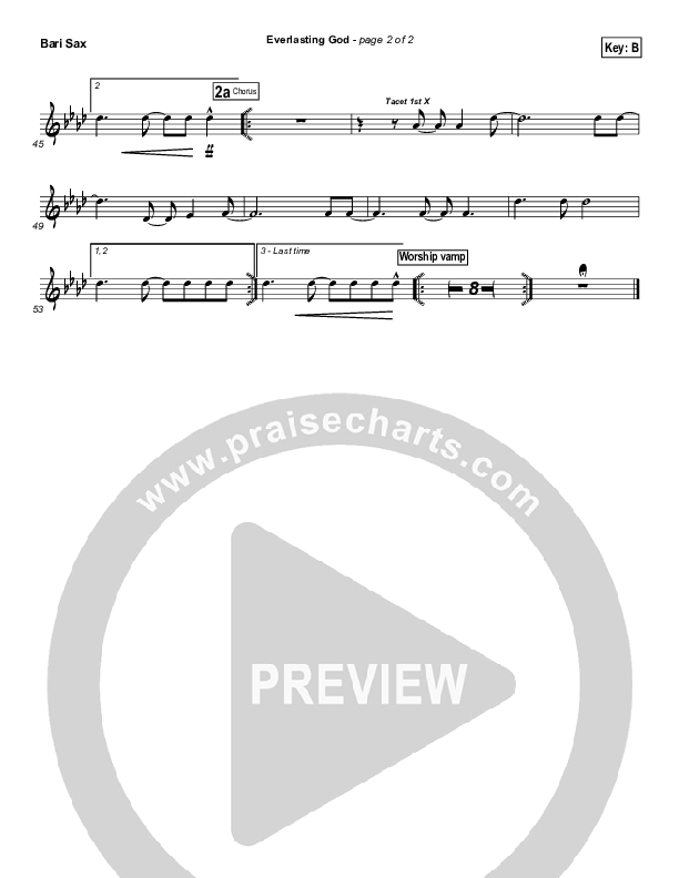 Everlasting God Bari Sax (Lincoln Brewster)