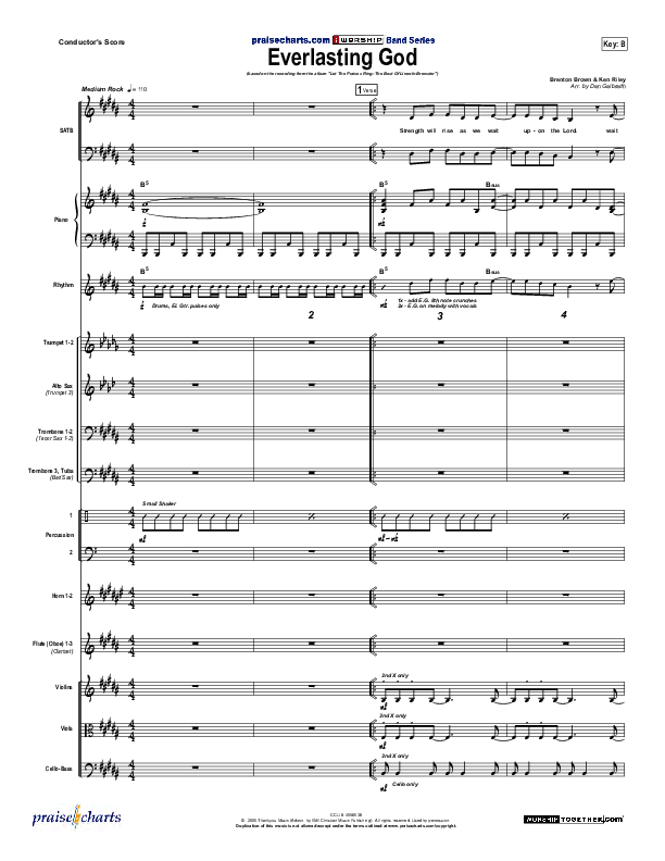 Everlasting God Orchestration (Lincoln Brewster)