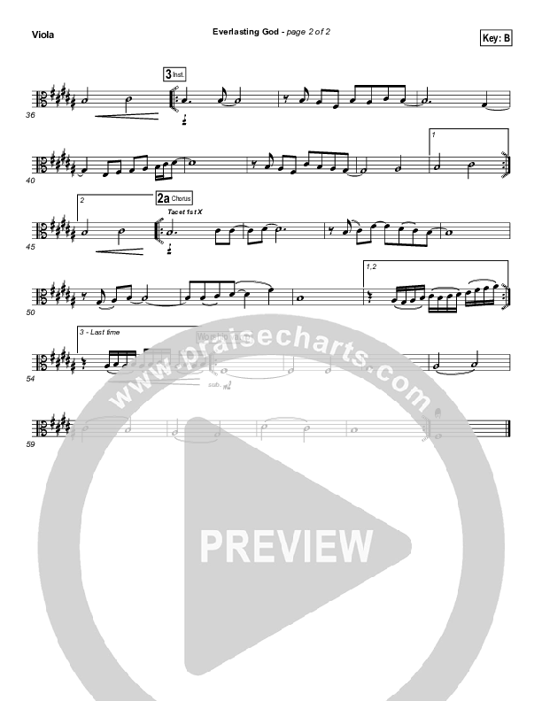 Everlasting God Viola (Lincoln Brewster)