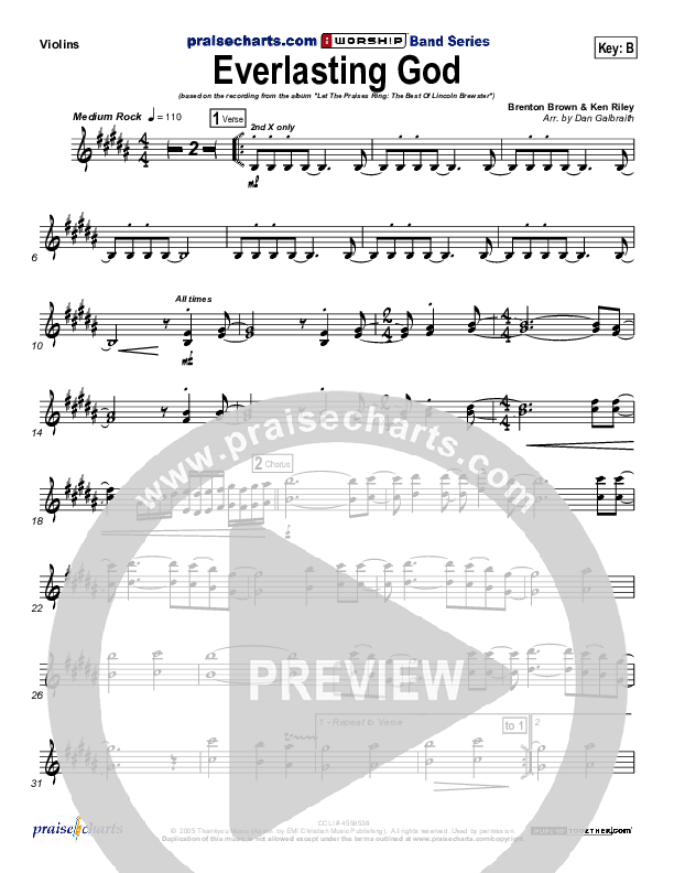 Everlasting God Violins (Lincoln Brewster)