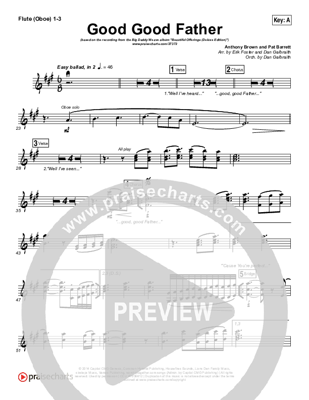 Good Good Father Wind Pack (Big Daddy Weave)