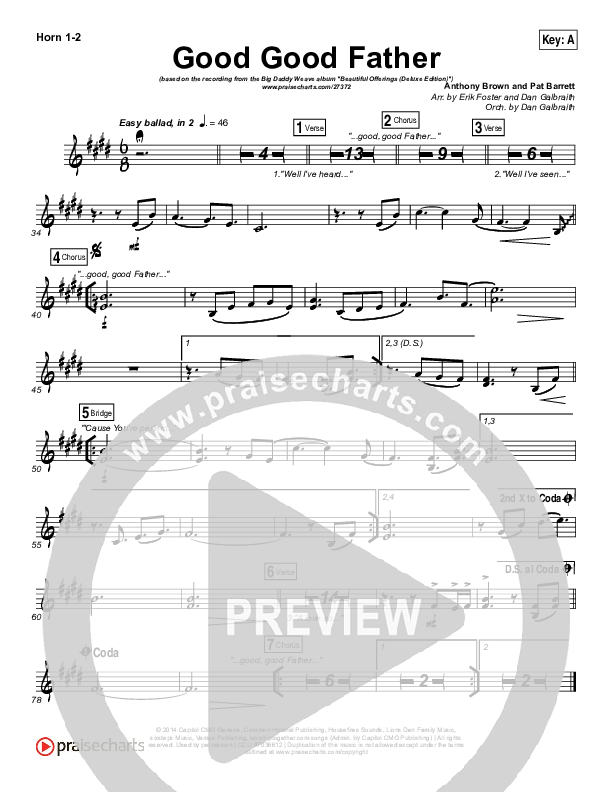 Good Good Father Brass Pack (Big Daddy Weave)