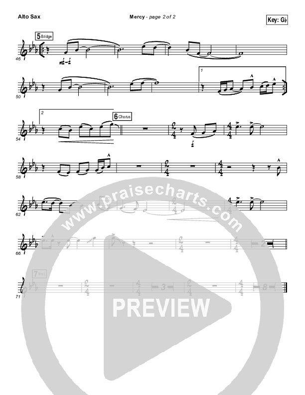 Mercy Alto Sax (Amanda Lindsey Cook)