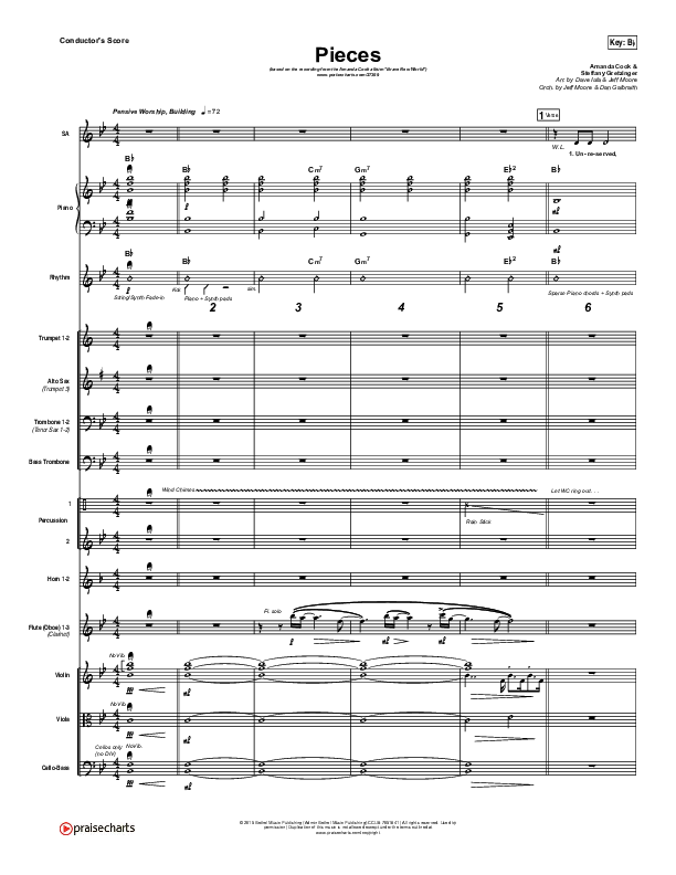 Pieces Conductor's Score (Amanda Lindsey Cook)