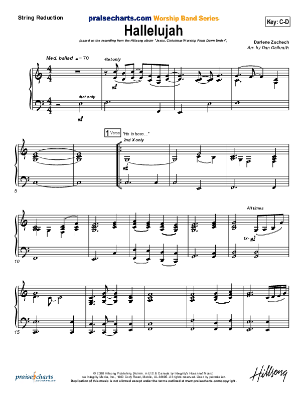 Hallelujah Synth Strings (Hillsong Worship)