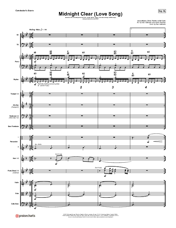 Midnight Clear (Love Song) Orchestration (Chris Tomlin)