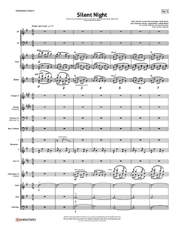 Silent Night Orchestration (Chris Tomlin / Kristyn Getty)