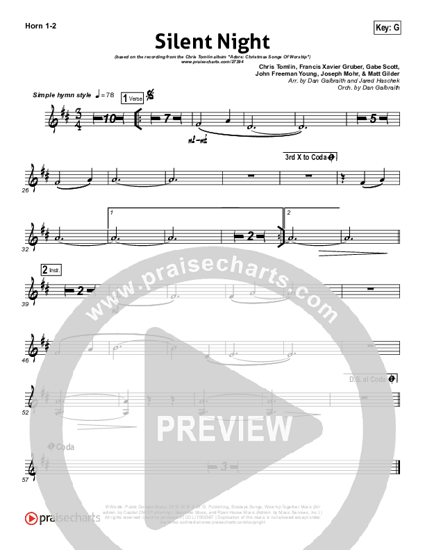 Silent Night Brass Pack (Chris Tomlin / Kristyn Getty)