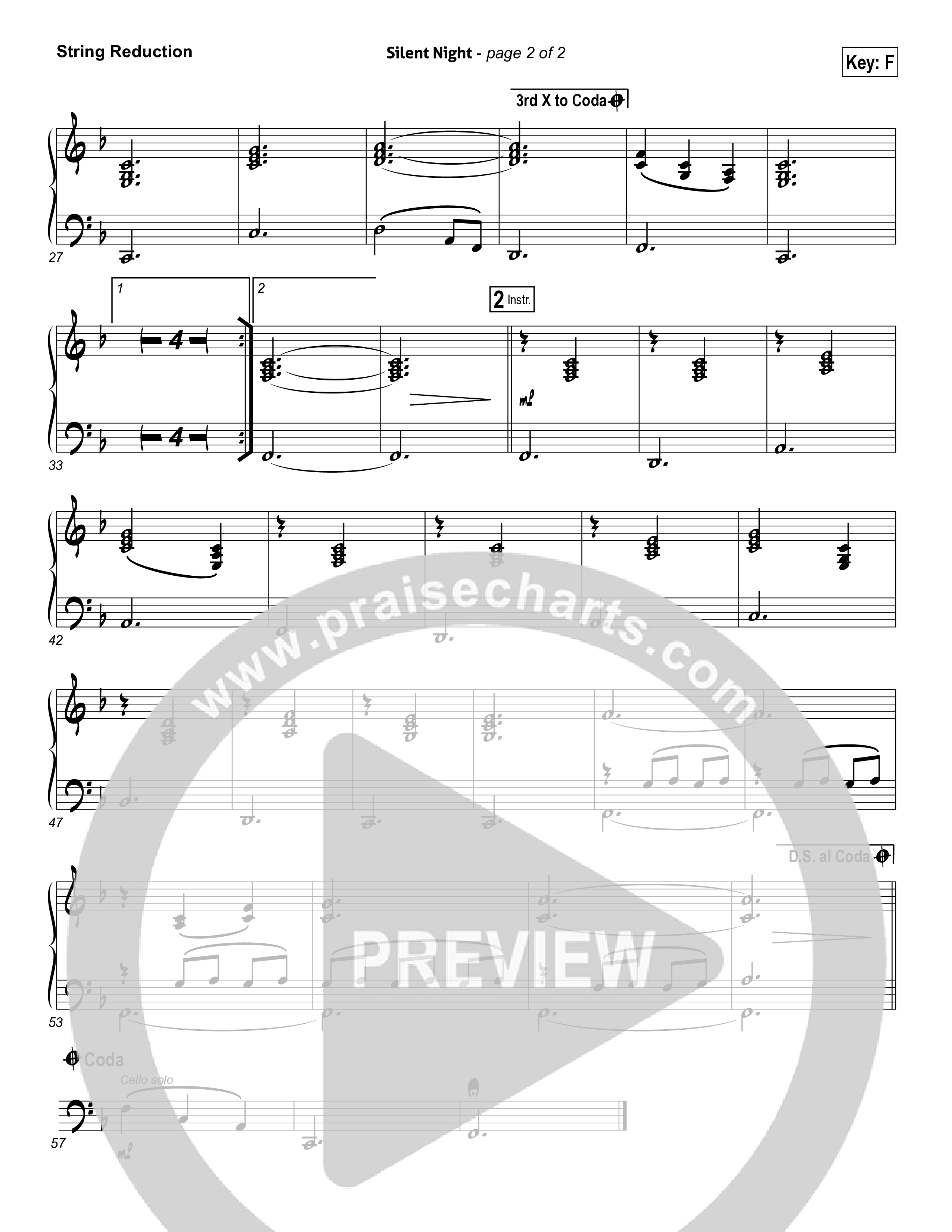 Silent Night String Reduction (Chris Tomlin / Kristyn Getty)