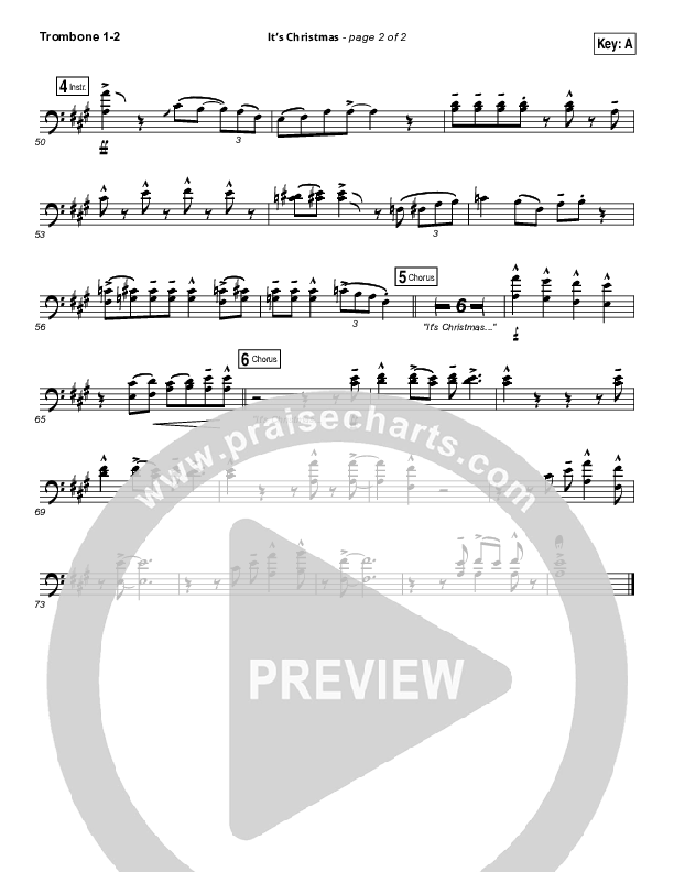 It's Christmas Trombone 1/2 (Chris Tomlin)