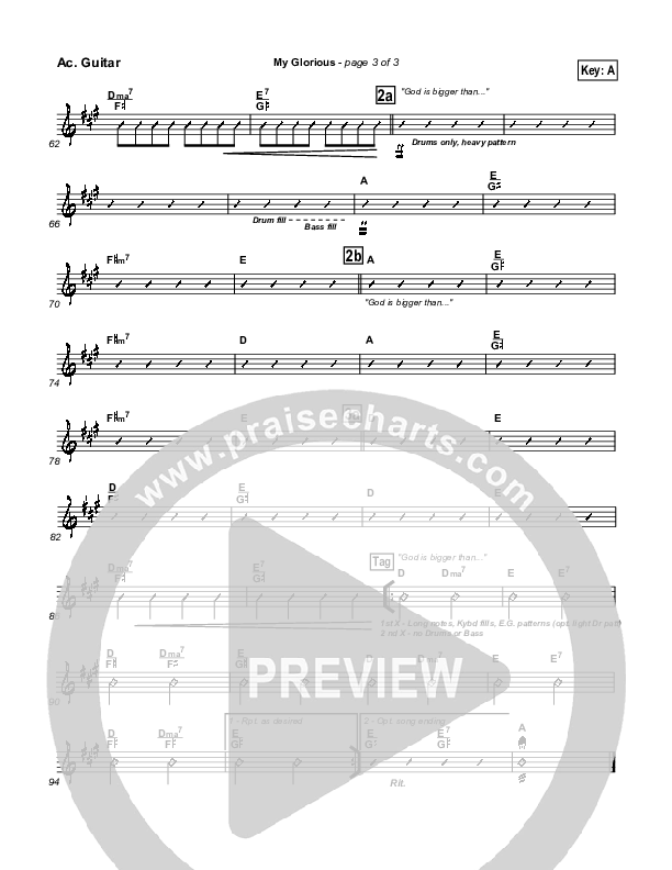 My Glorious Acoustic Guitar (Newsong)