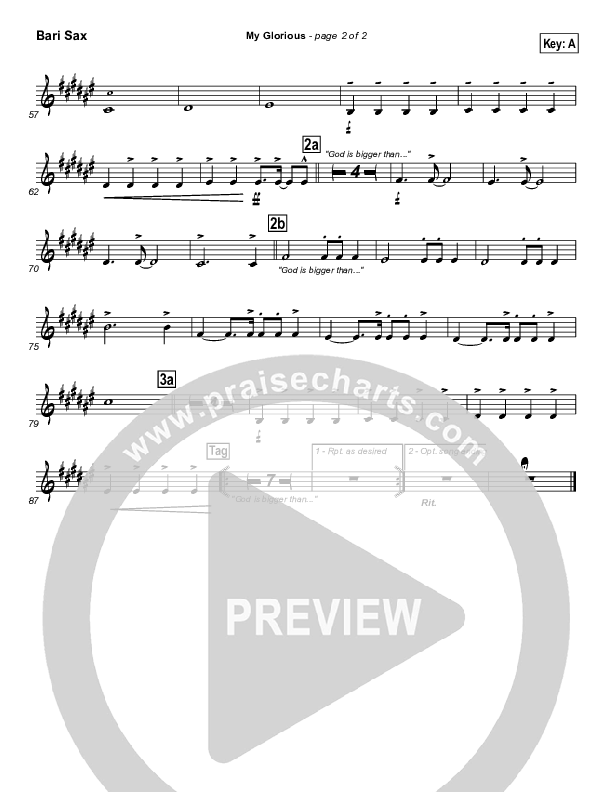 My Glorious Bari Sax (Newsong)