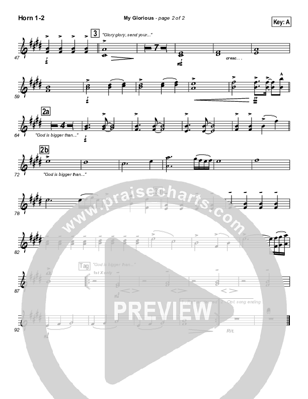 My Glorious French Horn 1/2 (Newsong)