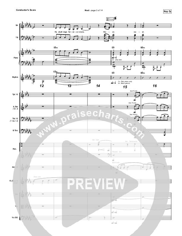 Noel Conductor's Score (Lauren Daigle)